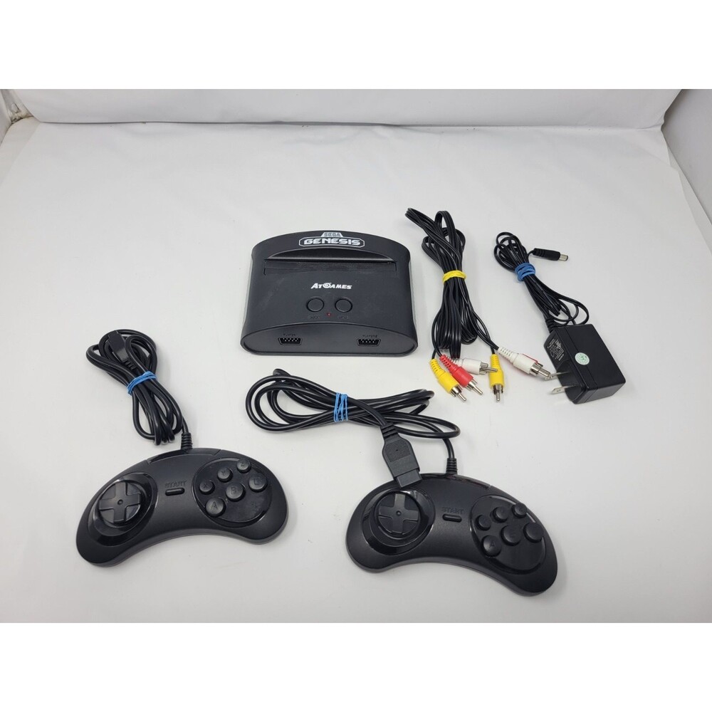 SEGA Genesis Classic Plug & Play Console 81 Built-In Games W/Controllers FB8280C